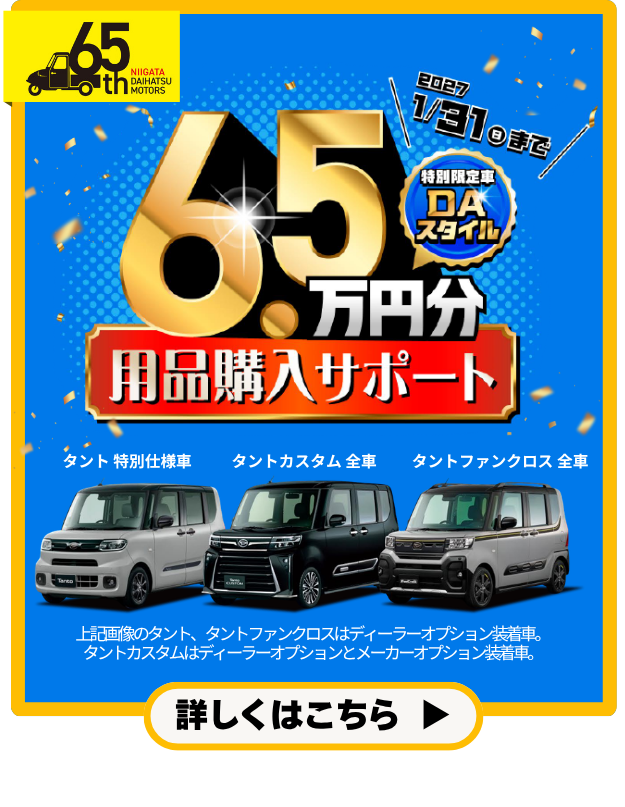 65周年限定車